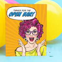 Greeting Card: Pop Life, Thanks for the Open Bar - Pack of 6