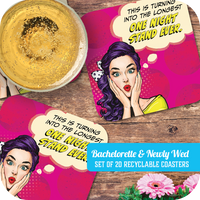 Coaster: Pop Life, This is Turning into the Longest One Night Stand Ever - Pack of 6
