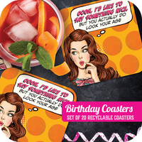 Coaster: Pop Life, Oooh, I'd Like to Say Somthing Nice - Pack of 6