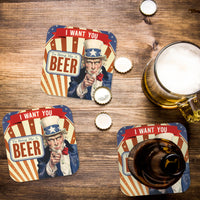 Coaster: Holiday, I Want You to Bring Me a Beer - Pack of 6