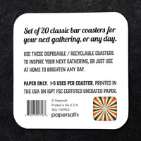Coaster: Holiday, Red White and Blue Starburst Pattern - Pack of 6