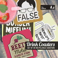 Coaster: The Office, The Office Everyday Coaster Set of 5 - Pack of 6