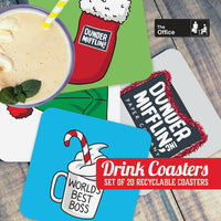 Coaster: The Office, The Office Holiday Coaster Set of 4 - Pack of 6