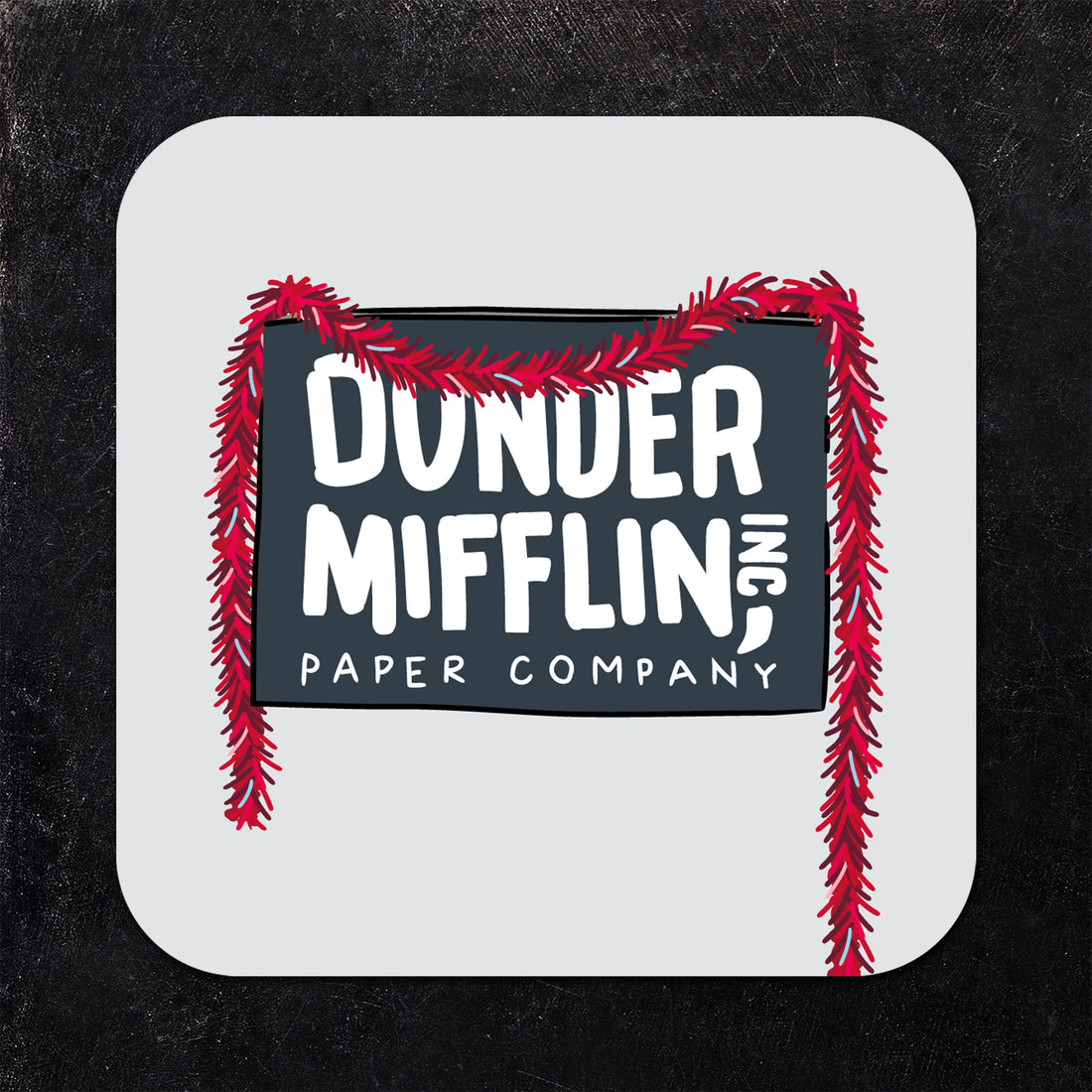 Coaster: The Office, The Office Holiday Coaster Set of 4 - Pack of 6