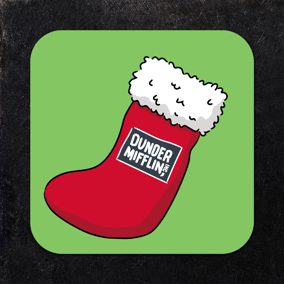 Coaster: The Office, The Office Holiday Coaster Set of 4 - Pack of 6