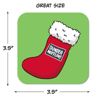 Coaster: The Office, The Office Holiday Coaster Set of 4 - Pack of 6
