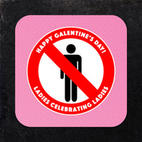 Coaster: Holiday, Galentines Ladies Celebrating Ladies - Pack of 6