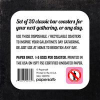 Coaster: Holiday, Galentines Ladies Celebrating Ladies - Pack of 6