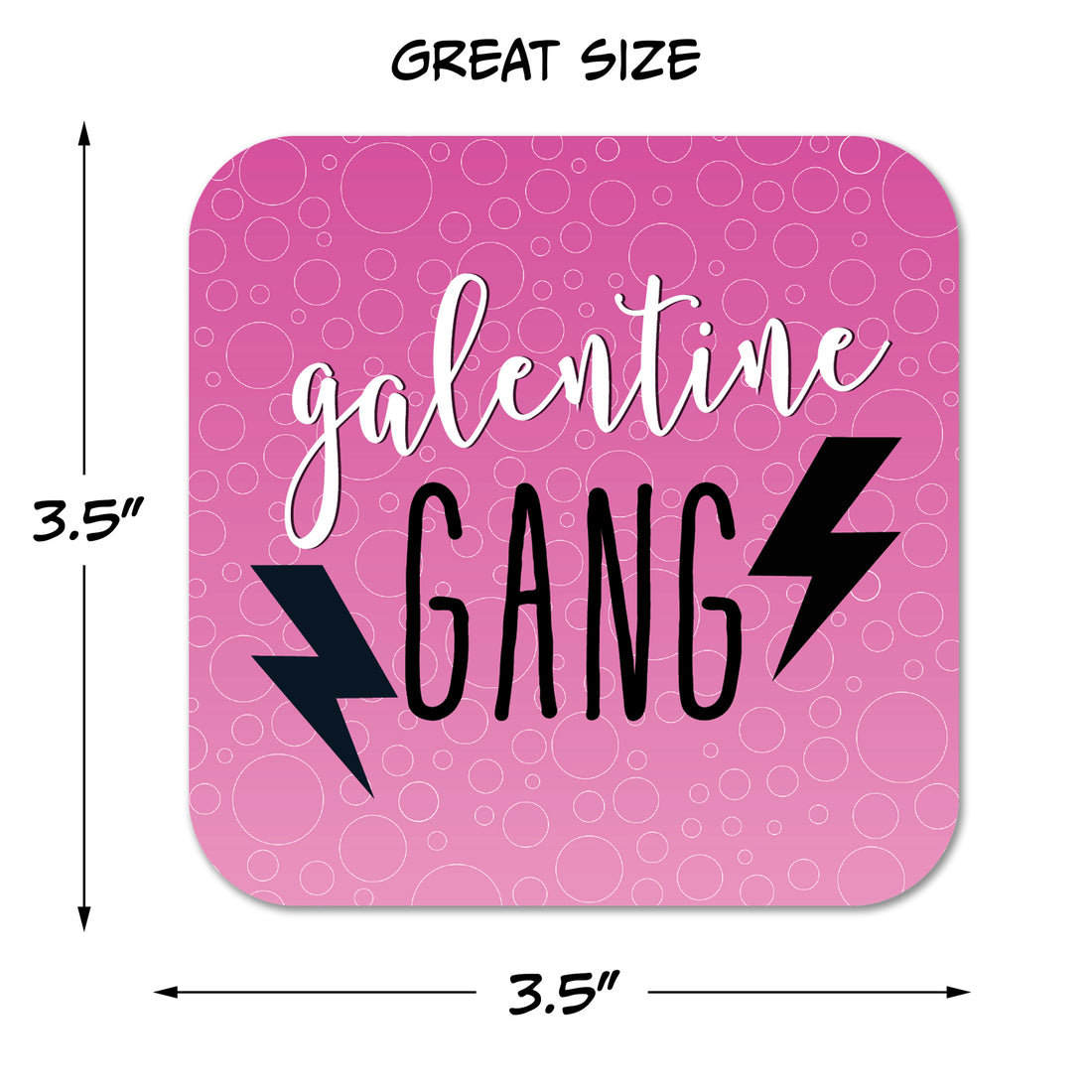 Coaster: Holiday, Galentine Gang - Pack of 6