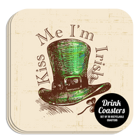 Coaster: Holiday, St. Patricks Kiss Me I'm Irish - Pack of 6