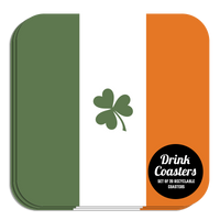 Coaster: Holiday, St. Patricks Irish Flag and Clover - Pack of 6