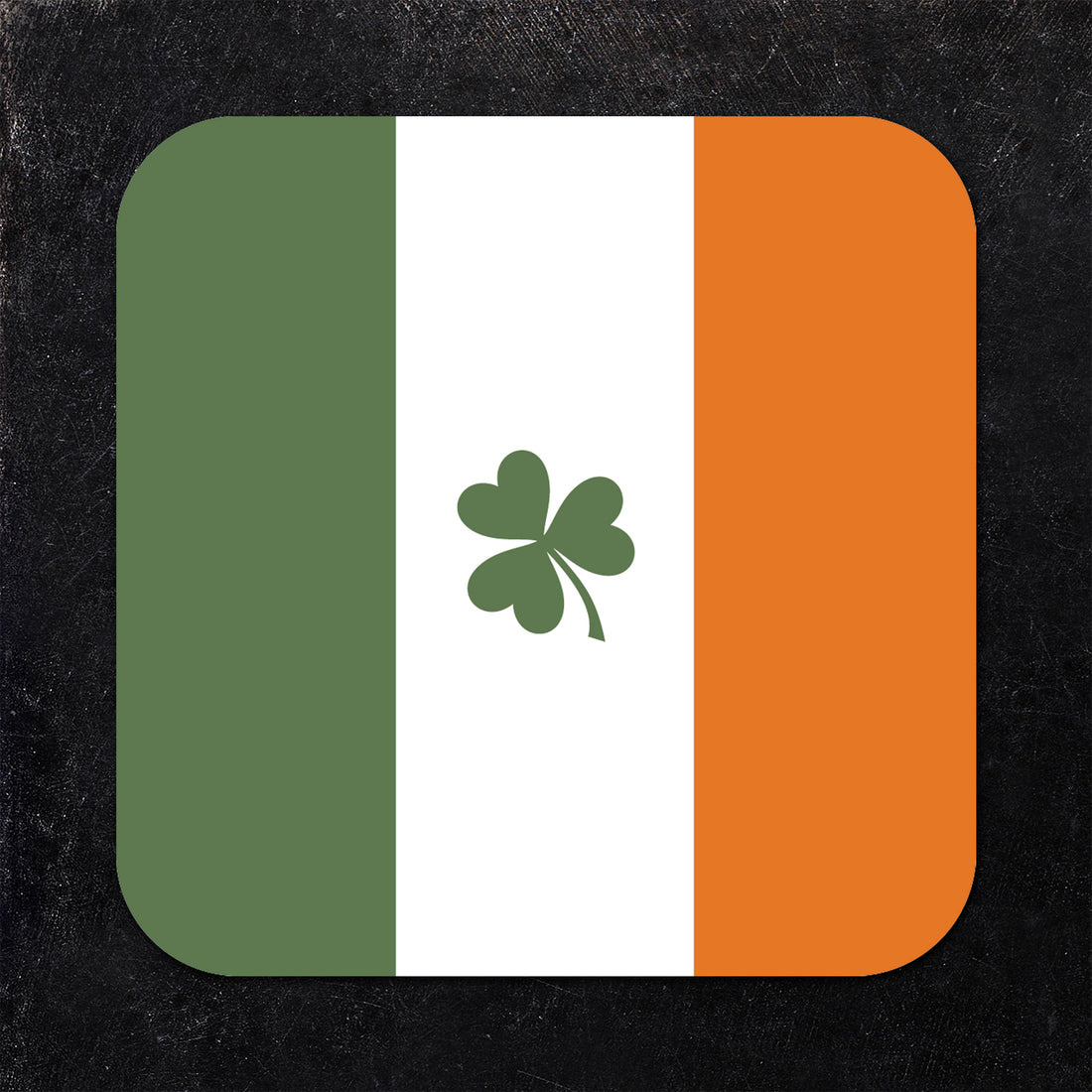 Coaster: Holiday, St. Patricks Irish Flag and Clover - Pack of 6