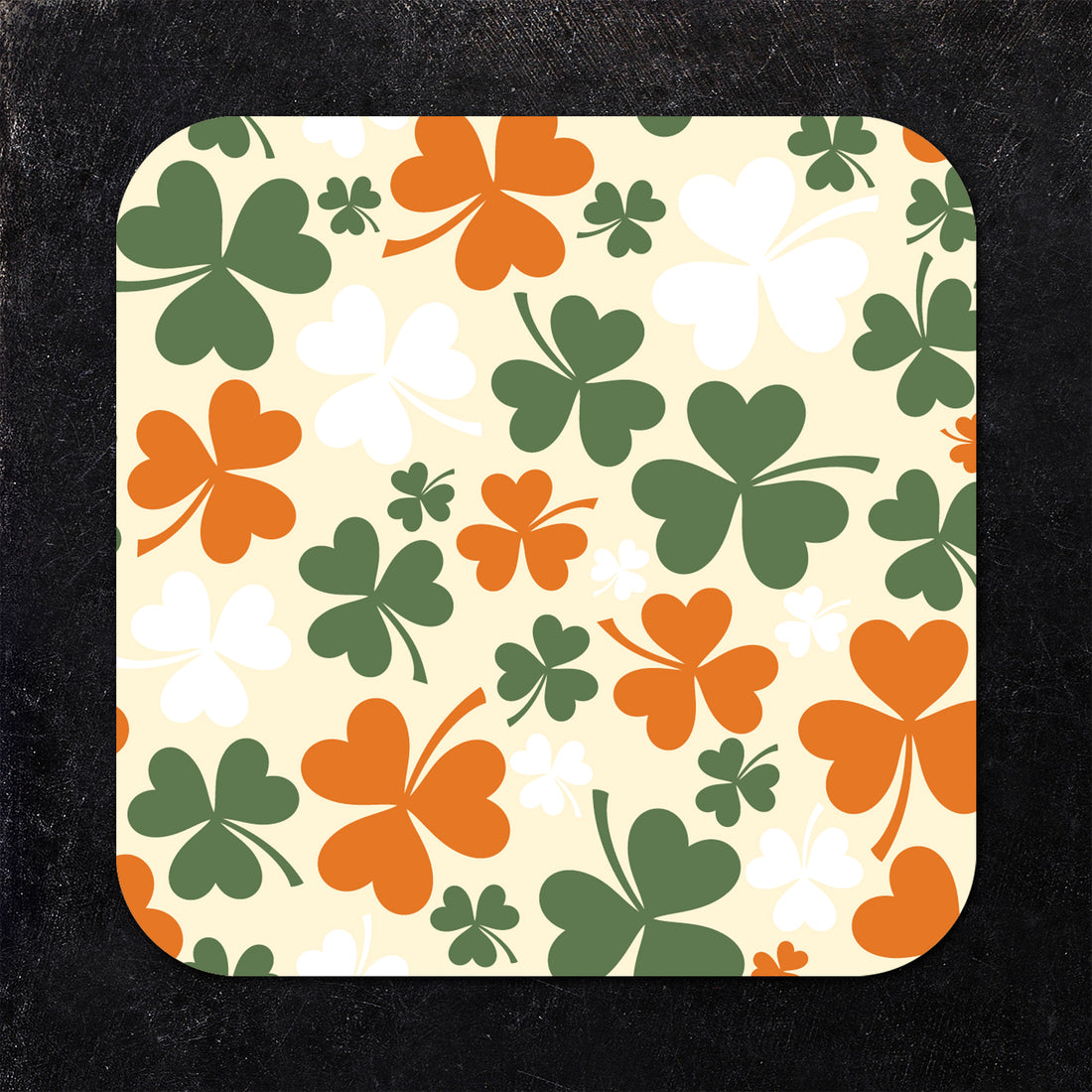 Coaster: Holiday, St. Patricks Clover Pattern - Pack of 6