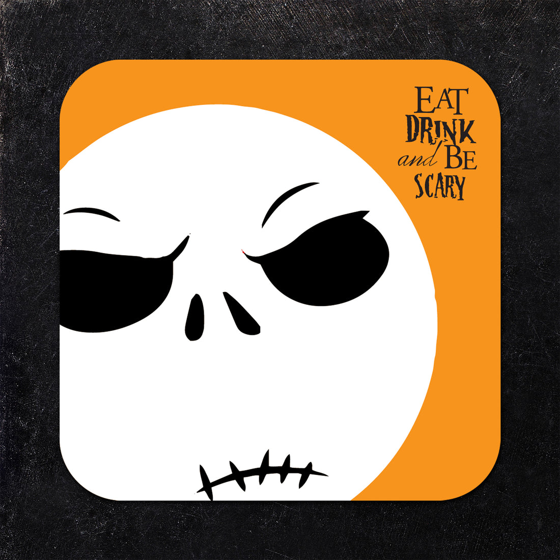 Coaster: Holiday, Halloween Ghost Faces Set - Pack of 6