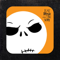 Coaster: Holiday, Halloween Ghost Faces Set - Pack of 6