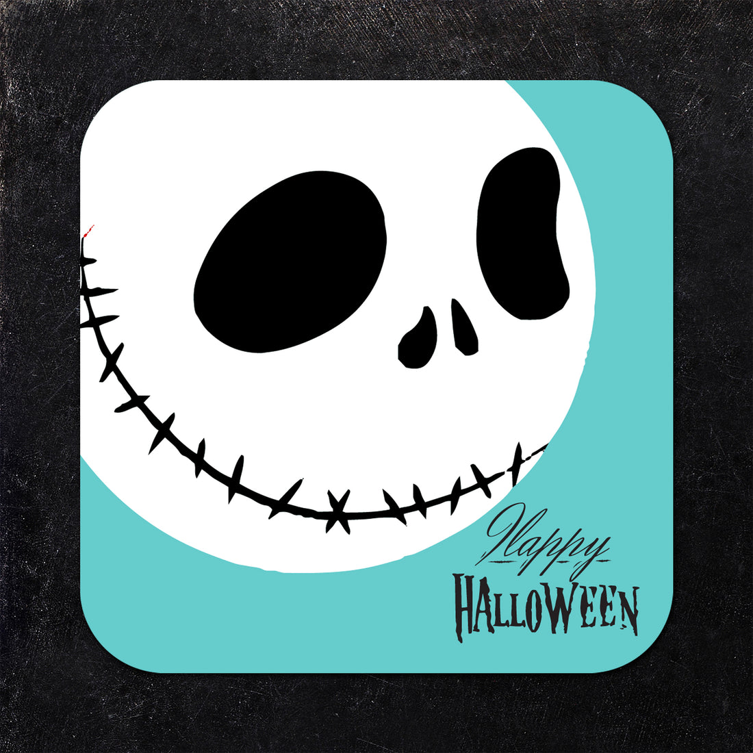 Coaster: Holiday, Halloween Ghost Faces Set - Pack of 6