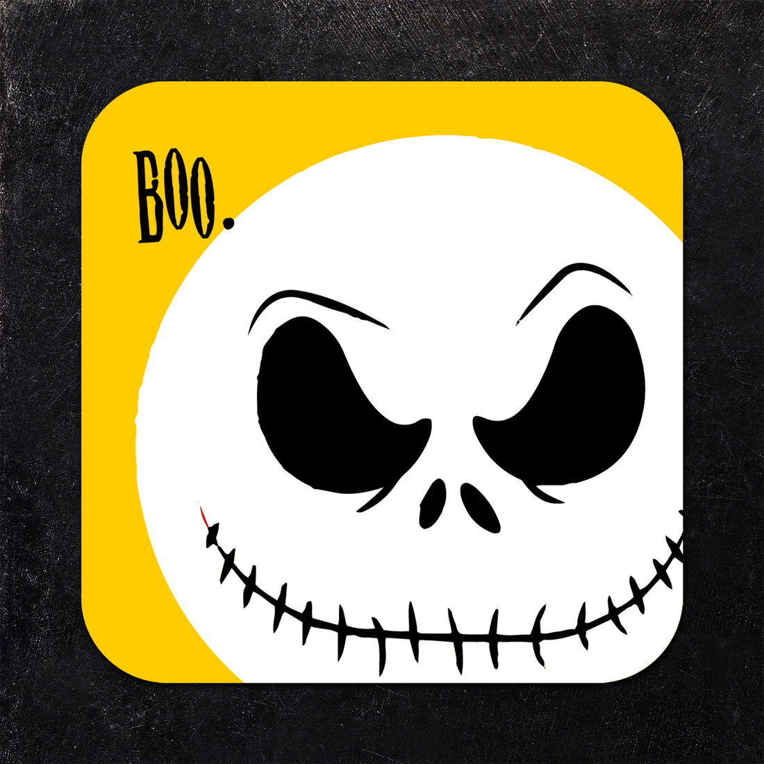 Coaster: Holiday, Halloween Ghost Faces Set - Pack of 6