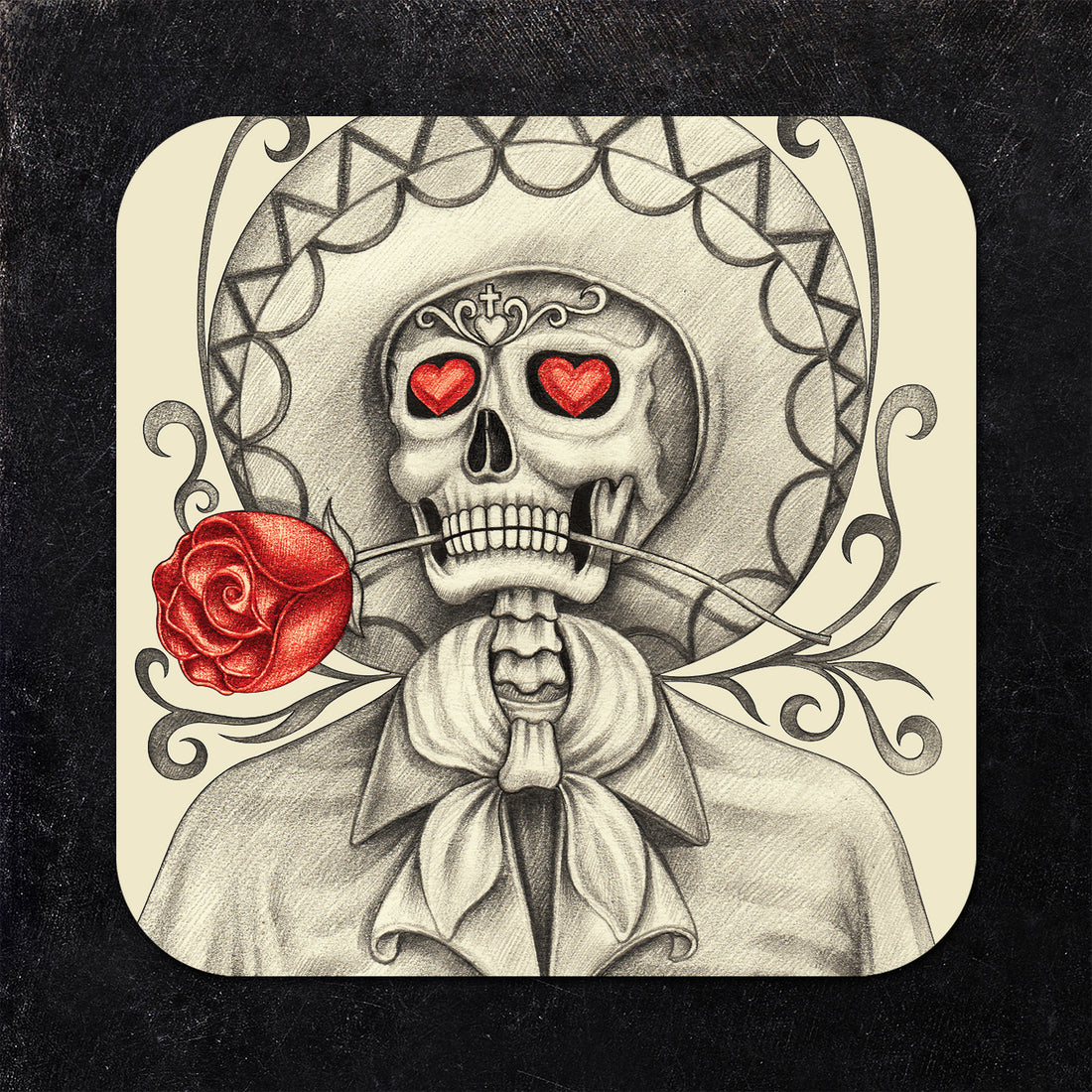 Coaster: Holiday, Day of the Dead Skeletons - Pack of 6