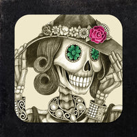 Coaster: Holiday, Day of the Dead Skeletons - Pack of 6