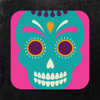 Coaster: Holiday, Day of the Dead Skulls - Pack of 6