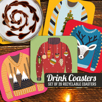 Coaster: Holiday, Christmas Sweaters Set - Pack of 6