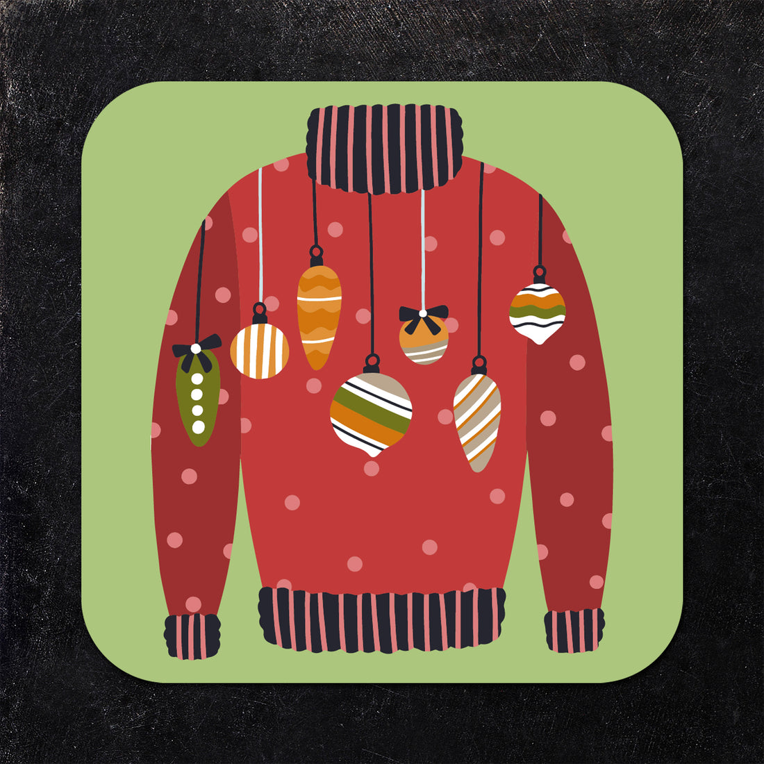 Coaster: Holiday, Christmas Sweaters Set - Pack of 6