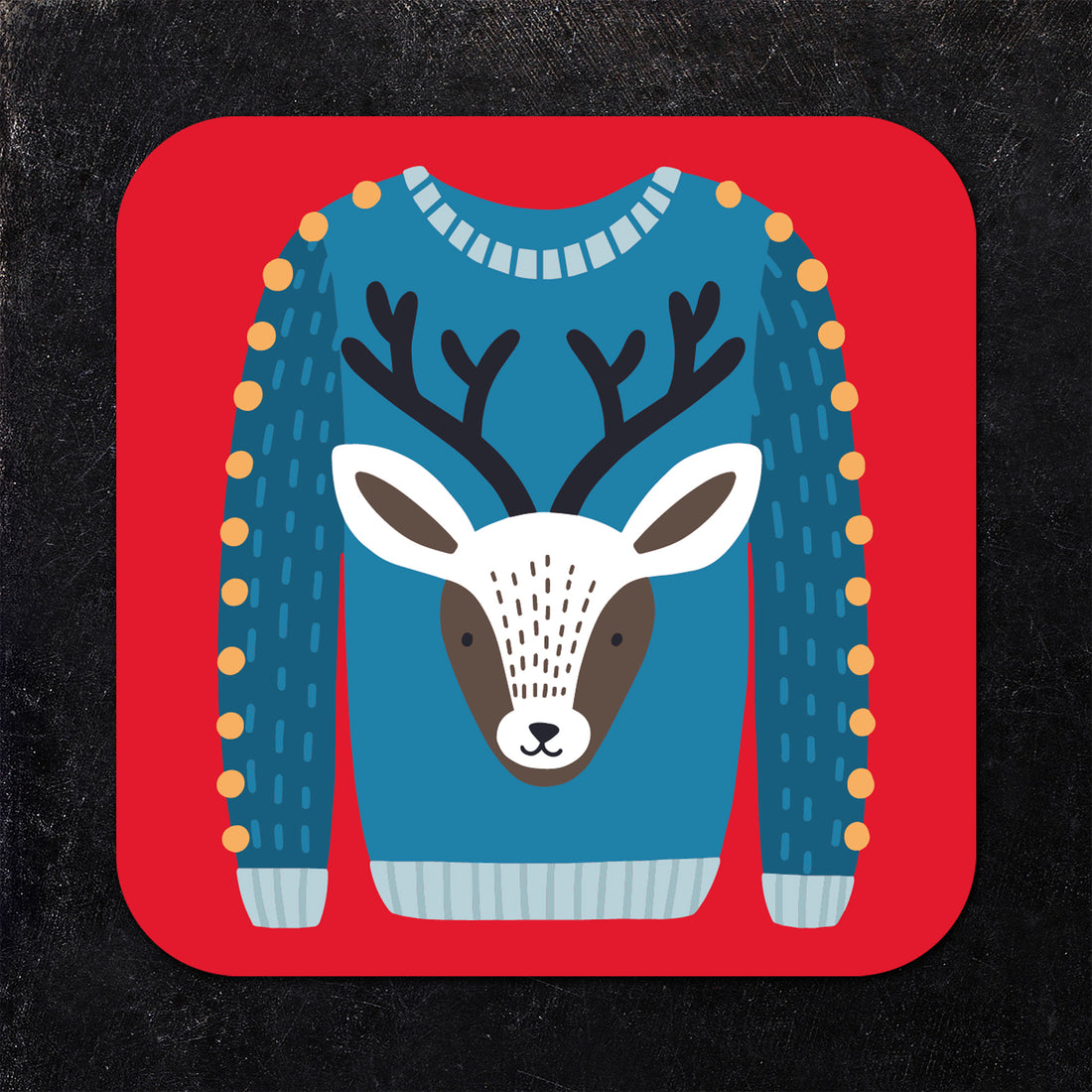 Coaster: Holiday, Christmas Sweaters Set - Pack of 6