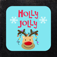 Coaster: Holiday, Christmas Holly Jolly - Pack of 6