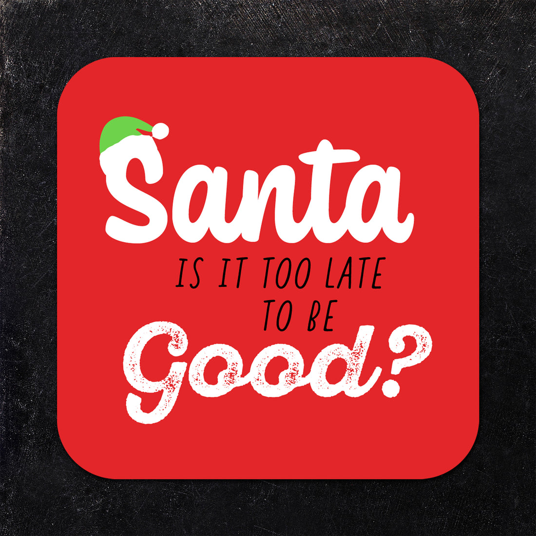 Coaster: Holiday, Christmas Satirical Set - Pack of 6