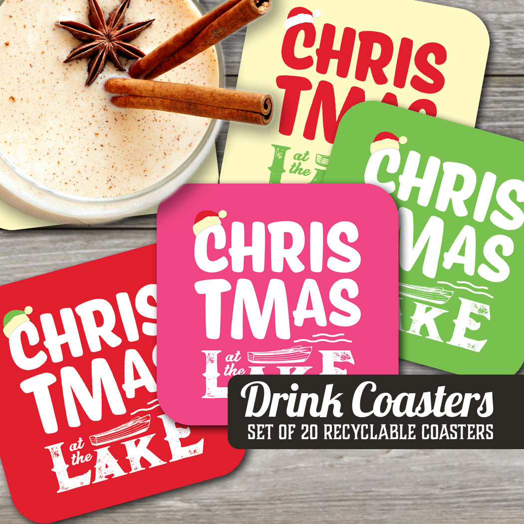 Coaster: Holiday, Christmas at the Lake Set - Pack of 6