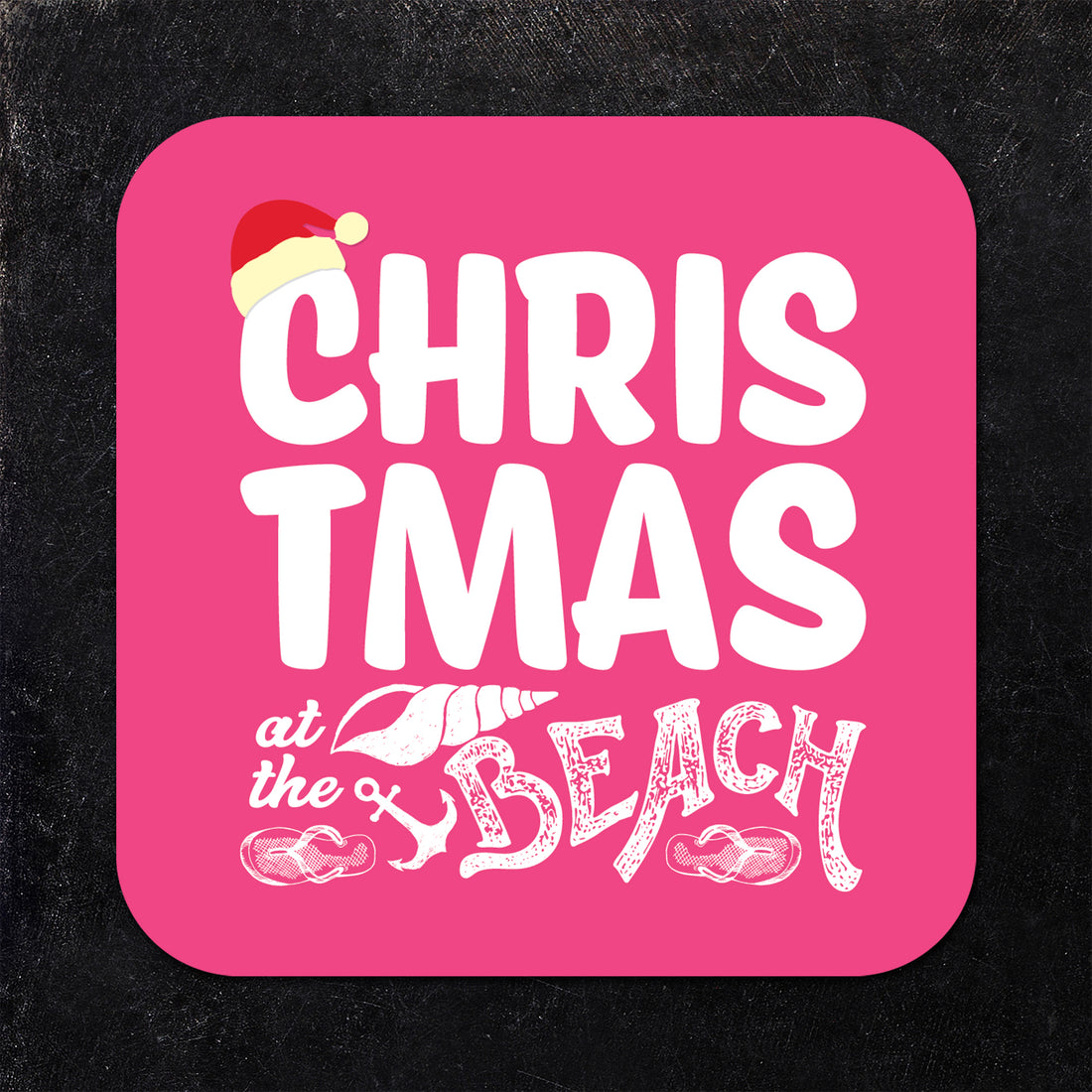 Coaster: Holiday, Christmas at the Beach Set - Pack of 6