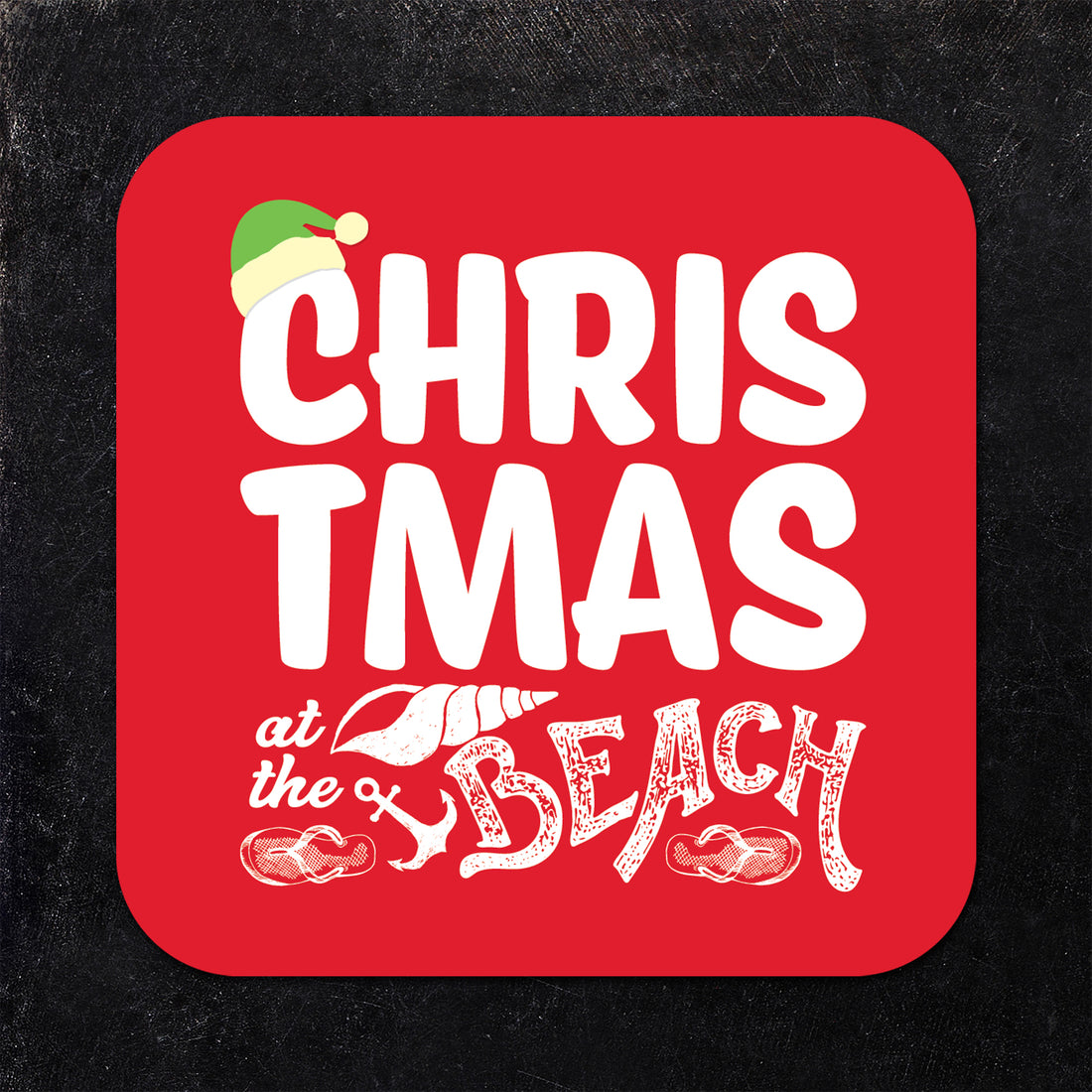 Coaster: Holiday, Christmas at the Beach Set - Pack of 6