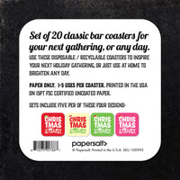 Coaster: Holiday, Christmas at the Beach Set - Pack of 6