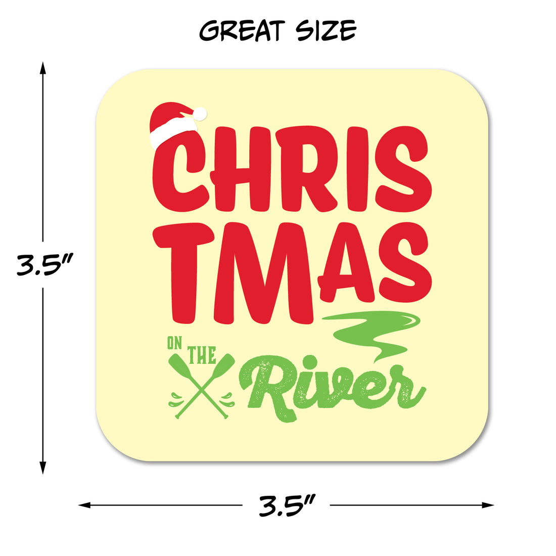 Coaster: Holiday, Christmas on the River Set - Pack of 6