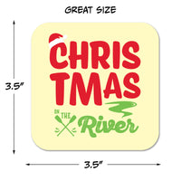 Coaster: Holiday, Christmas on the River Set - Pack of 6