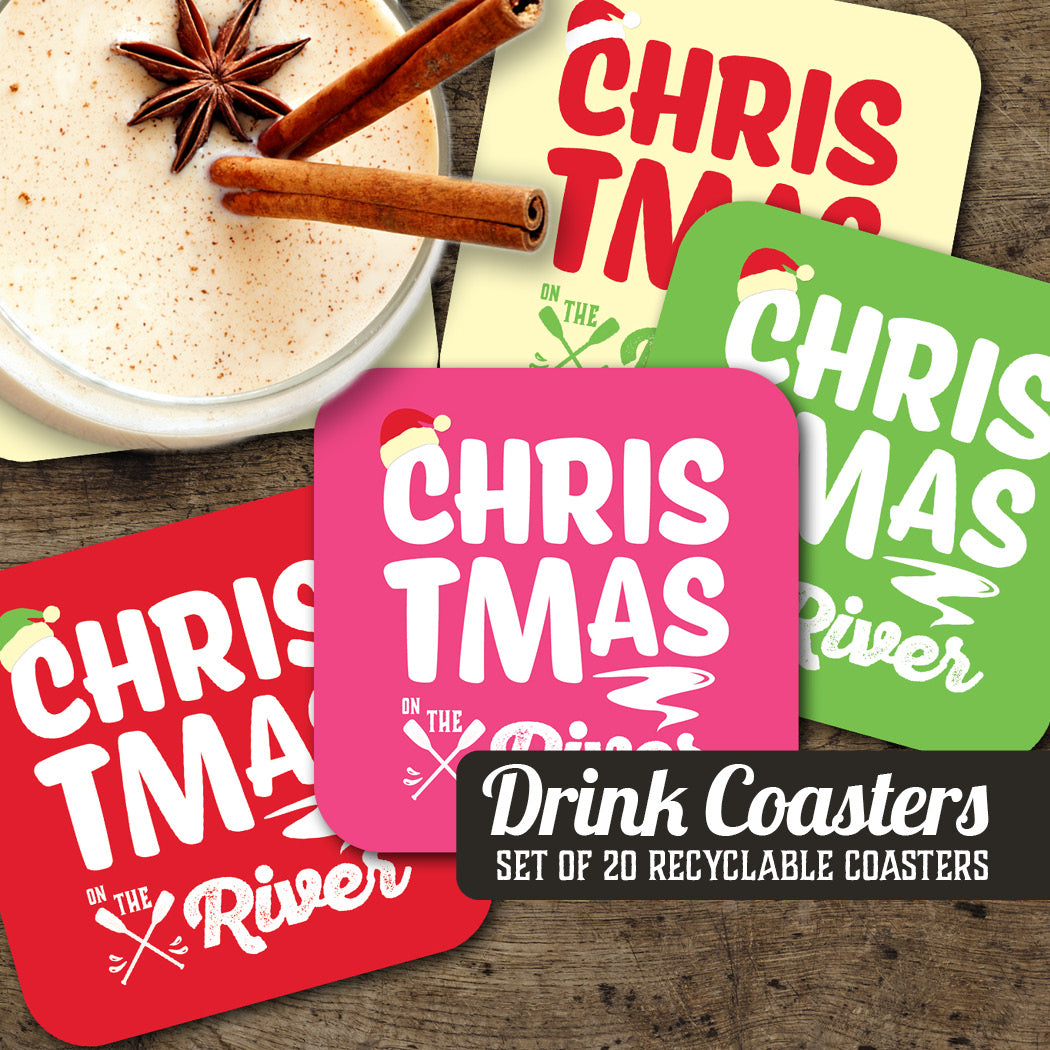 Coaster: Holiday, Christmas on the River Set - Pack of 6
