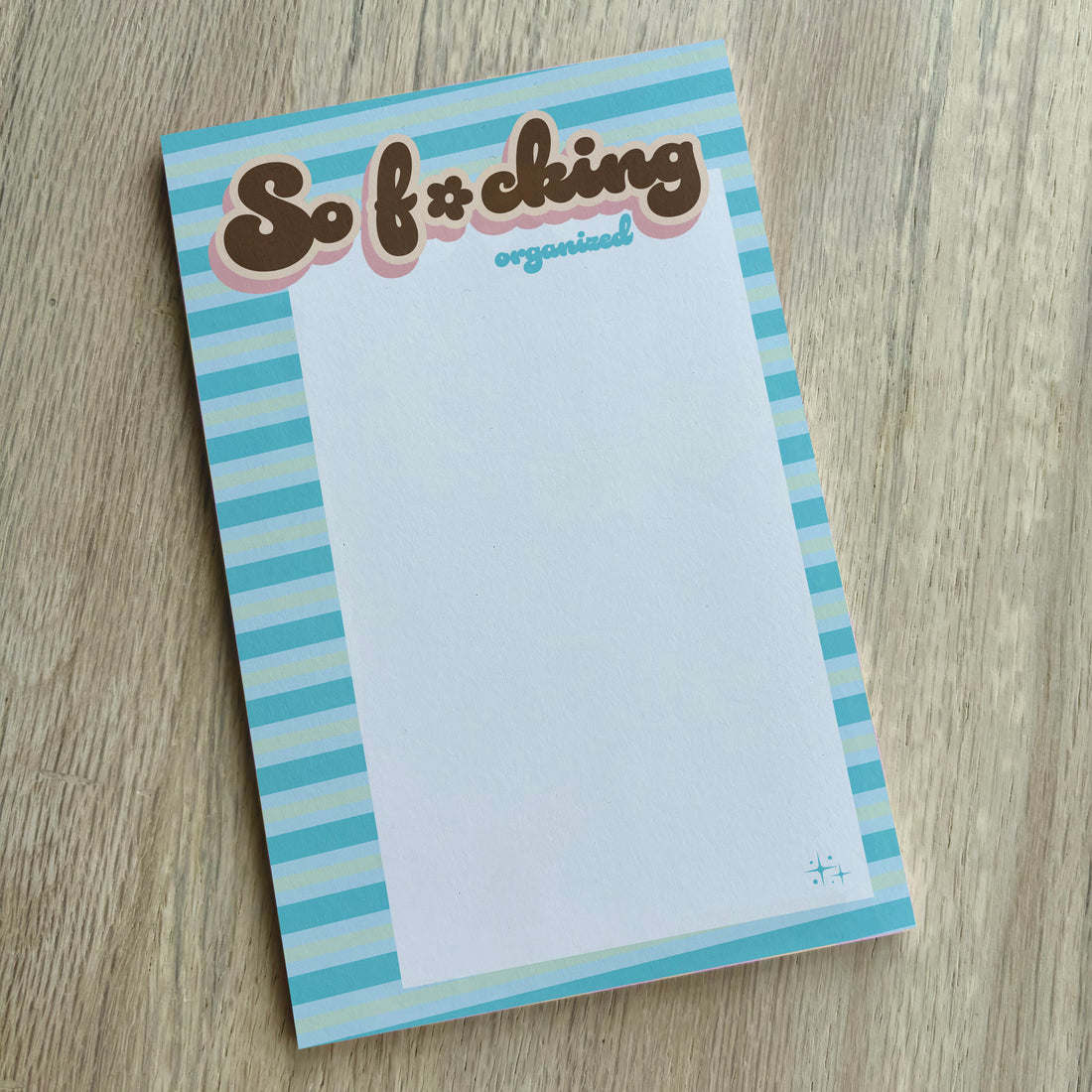 Notepad: Salty, So F*cking Organized - Pack of 6
