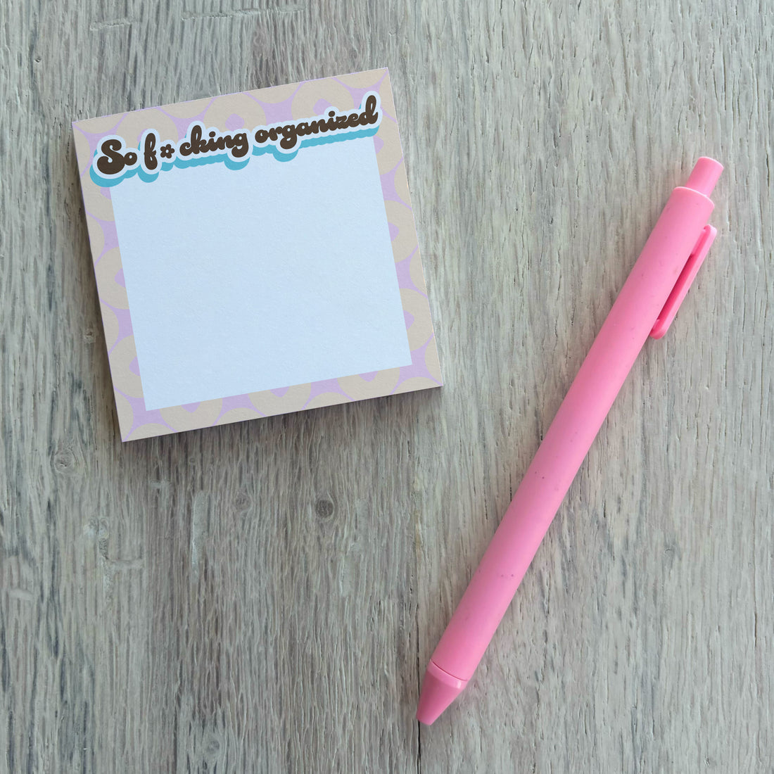 Sticky Note: Salty, So F*cking Organized - Pack of 6