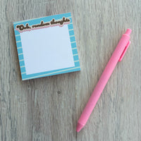 Sticky Note: Salty, Ooh, Random Thoughts - Pack of 6