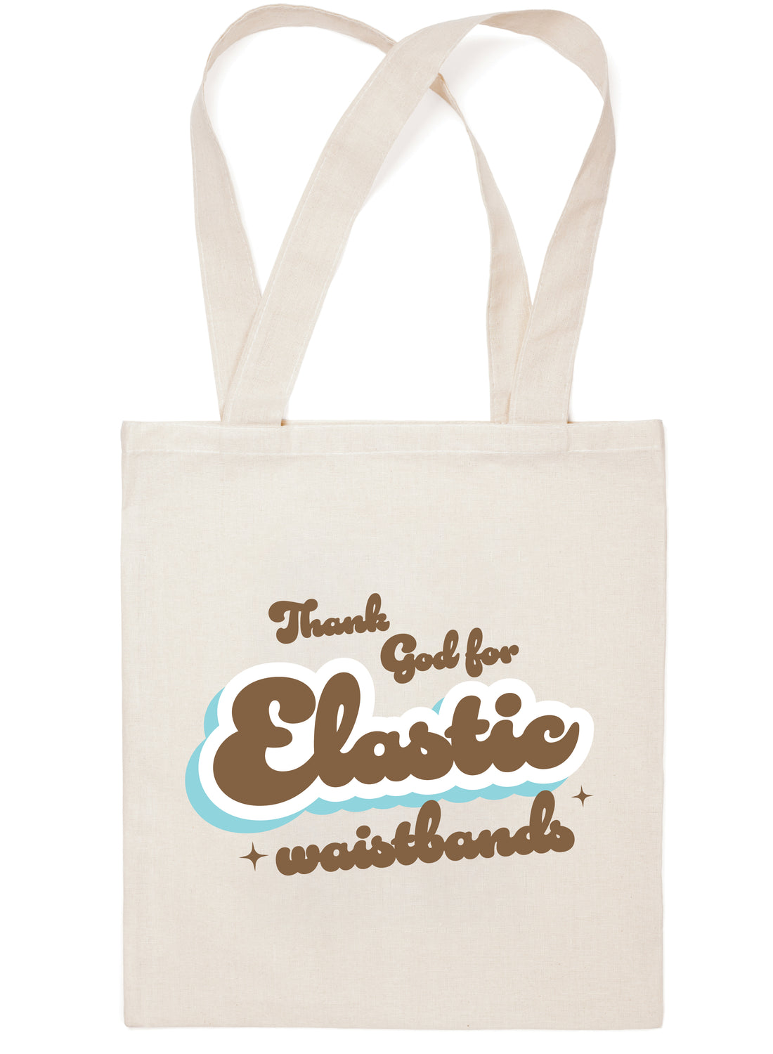 Tote Bag: Salty, Thank God for Elastic Waistbands - Pack of 6