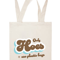 Tote Bag: Salty, Only Hoes Use Plastic Bags - Pack of 6