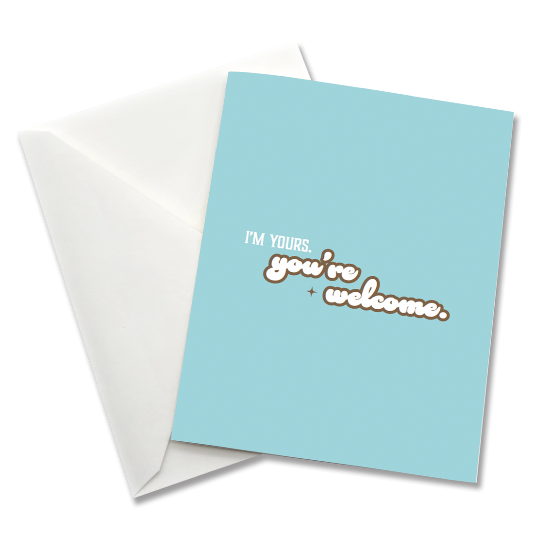 Greeting Card: Salty, Im yours youre welcome - Pack of 6