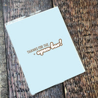 Greeting Card: Salty, Thanks for the open bar - Pack of 6