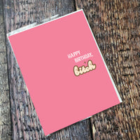 Greeting Card: Salty, Happy birthday bitch - Pack of 6