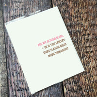 Greeting Card: Salty, Are we getting older - Pack of 6