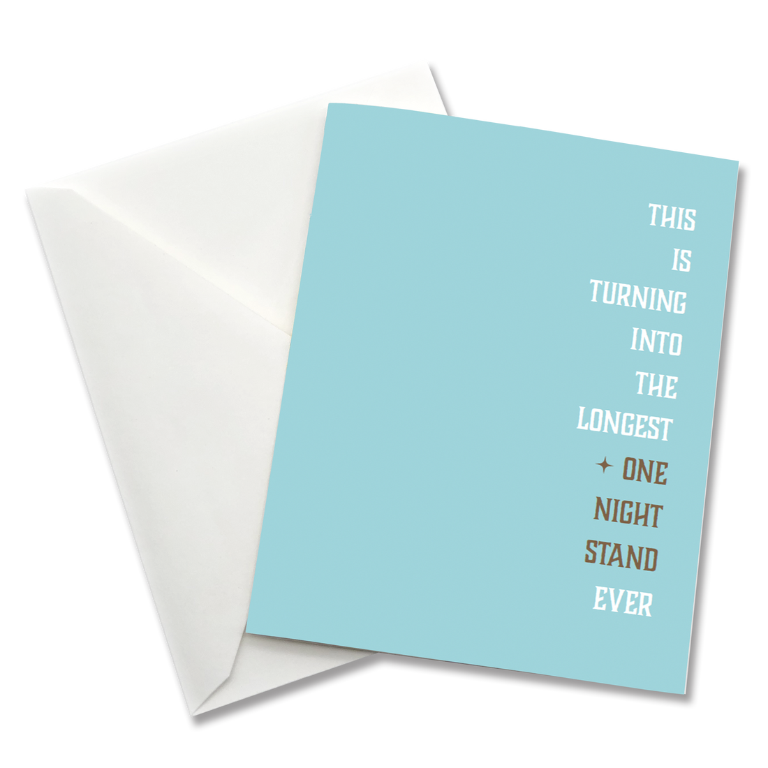 Greeting Card: Salty, This is turning into the longest one night stand ever - Pack of 6