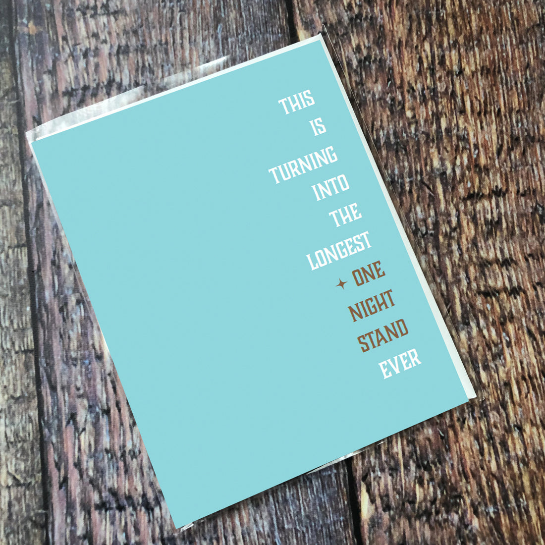 Greeting Card: Salty, This is turning into the longest one night stand ever - Pack of 6