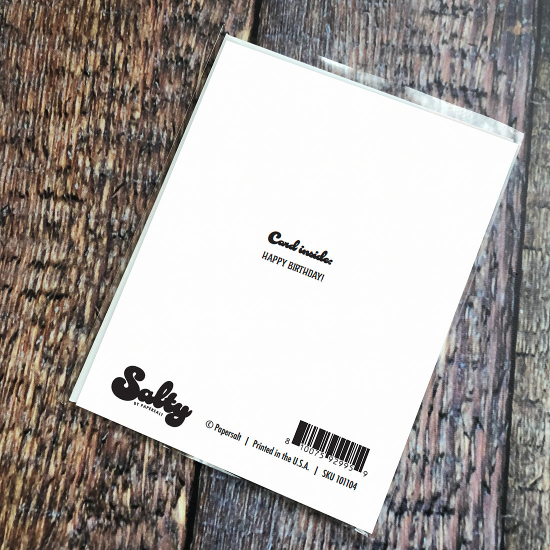 Greeting Card: Salty, The best cure for a hangover - Pack of 6
