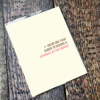 Greeting Card: Salty, Youre one year closer - Pack of 6