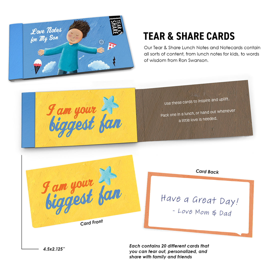 Lunch Notes: A Love Letter to My Son - Box of 15